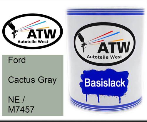 Ford, Cactus Gray, NE / M7457: 1L Lackdose, von ATW Autoteile West.